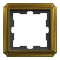 Рамка, Merten, 1 постова D-Atique, золотий (-), Schneider Electric, [MTN4010-4741]