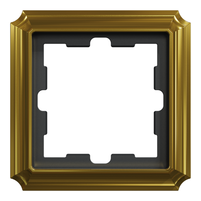 Рамка, Merten, 1 постова D-Atique, золотий (-), Schneider Electric, [MTN4010-4741]