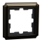 Рамка, Merten, 1 постова D-Atique, мокко металік (-), Schneider Electric, [MTN4010-4752]
