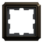 Рамка, Merten, 1 постова D-Atique, мокко металік (-), Schneider Electric, [MTN4010-4752]