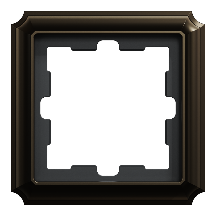 Рамка, Merten, 1 постова D-Atique, мокко металік (-), Schneider Electric, [MTN4010-4752]