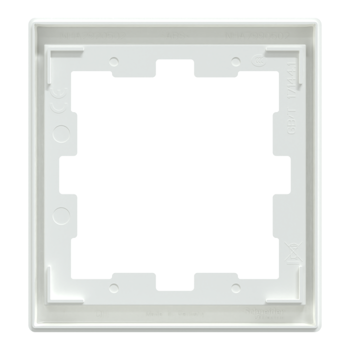 Рамка, біла, Merten, Schneider Electric [MTN4010-6535]