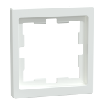 Рамка 1 постова, біла, Merten - Schneider Electric [MTN4010-6535]