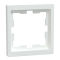 Рамка, біла, Merten, Schneider Electric [MTN4010-6535]