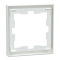 Рамка, біла, Merten, Schneider Electric [MTN4010-6535]