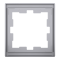 Рамка, нержавіюча сталь, Merten, Schneider Electric [MTN4010-6536]