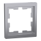 Рамка, нержавіюча сталь, Merten, Schneider Electric [MTN4010-6536]