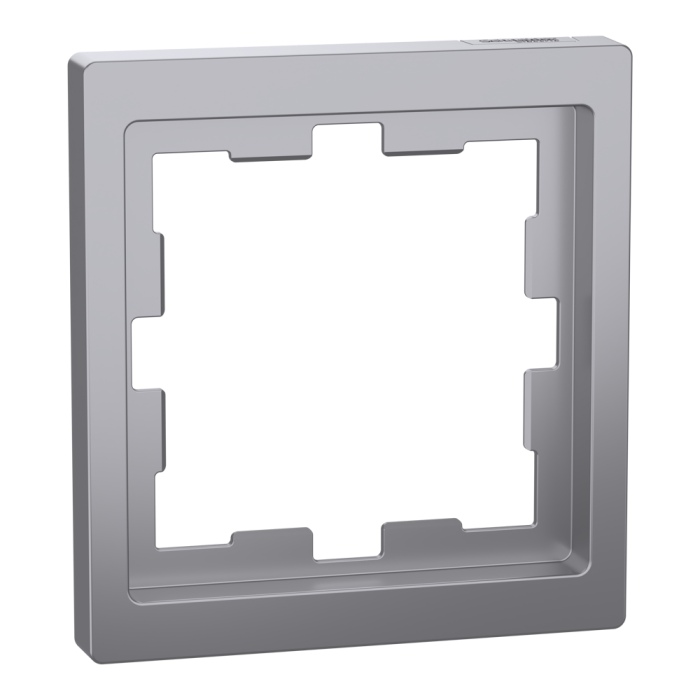 Рамка, нержавіюча сталь, Merten, Schneider Electric [MTN4010-6536]