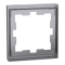 Рамка, нержавіюча сталь, Merten, Schneider Electric [MTN4010-6536]