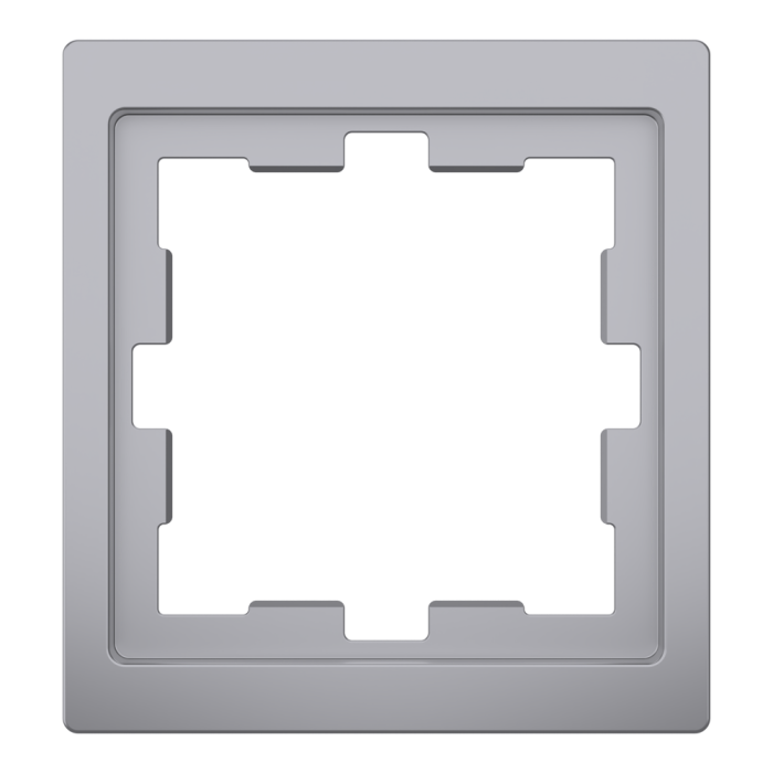 Рамка, нержавіюча сталь, Merten, Schneider Electric [MTN4010-6536]