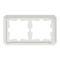 Рамка 2 постова, біла, Merten - Schneider Electric [MTN4020-4735]