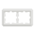 Рамка, Merten, 2 постова D-Atique, лотосовий білий (ral 9016), Schneider Electric, [MTN4020-4735]