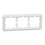 Рамка 3 постова, біла, Merten - Schneider Electric [MTN4030-4735]