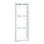 Рамка 3 постова, біла, Merten - Schneider Electric [MTN4030-6535]