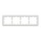 Рамка 4 постова, біла, Merten - Schneider Electric [MTN4040-4735]