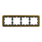 Рамка, Merten, 4 постова D-Atique, золотий (-), Schneider Electric, [MTN4040-4741]