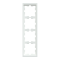Рамка, біла, Merten, Schneider Electric [MTN4040-6535]