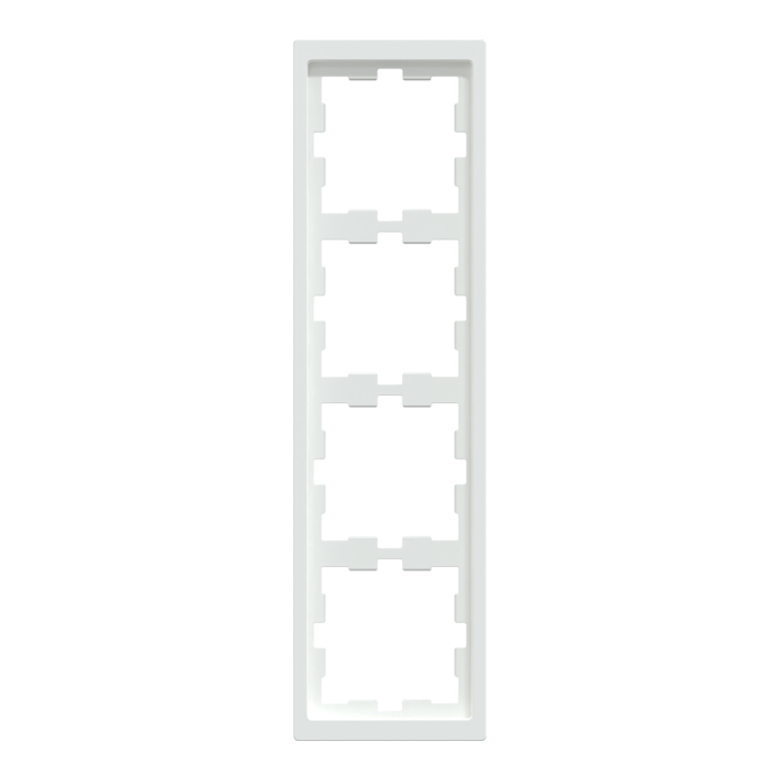 Рамка, біла, Merten, Schneider Electric [MTN4040-6535]