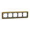 Рамка, золота, Merten, Schneider Electric [MTN4050-4741]