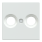 Накладка, біла, Merten, Schneider Electric [MTN4122-0325]