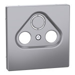 Накладка, нержавіюча сталь, Merten - Schneider Electric [MTN4123-6036]