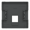 Накладка, чорна, Merten, Schneider Electric [MTN4215-6034]