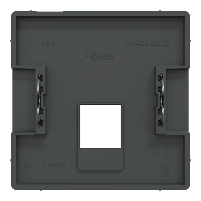 Накладка, чорна, Merten, Schneider Electric [MTN4215-6034]