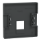 Накладка, чорна, Merten, Schneider Electric [MTN4215-6034]