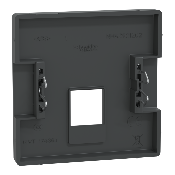 Накладка, чорна, Merten, Schneider Electric [MTN4215-6034]