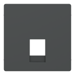 Накладка, чорна, Merten - Schneider Electric [MTN4215-6034]