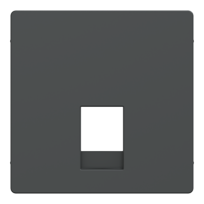 Накладка, чорна, Merten, Schneider Electric [MTN4215-6034]