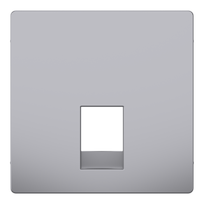 Накладка, нержавіюча сталь, Merten, Schneider Electric [MTN4215-6036]