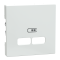 Накладка, біла, Merten, Schneider Electric [MTN4367-0325]