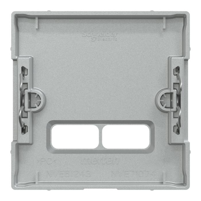 Накладка, Merten, для USB 2, алюмінієвий, Schneider Electric, [MTN4367-0460]