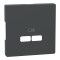 Накладка, чорна, Merten, Schneider Electric [MTN4367-6034]