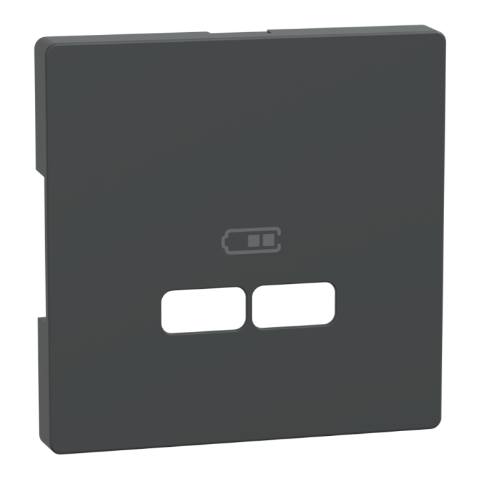 Накладка, чорна, Merten, Schneider Electric [MTN4367-6034]