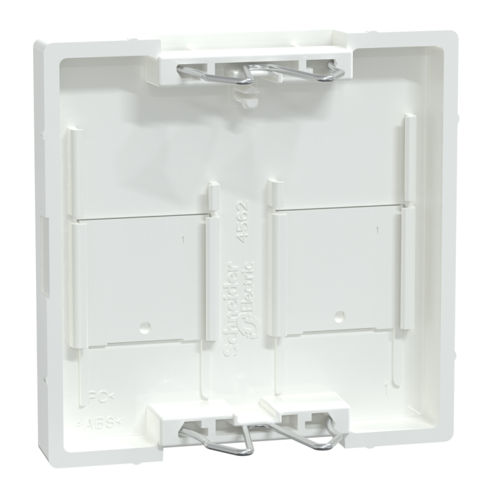 Накладка, Merten, Sm центр.пл.для модул.роз.2-п.зі шт.а-б, білий (ral 9016), Schneider Electric, [MTN4562-0325]