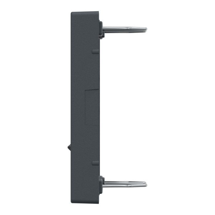 Накладка, Merten, Sm центр.пл.для модул.роз.2-п.зі шт.антр, чорний (ral 7024), Schneider Electric, [MTN4562-0414]