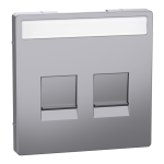 Накладка, нержавіюча сталь, Merten - Schneider Electric [MTN4564-6036]