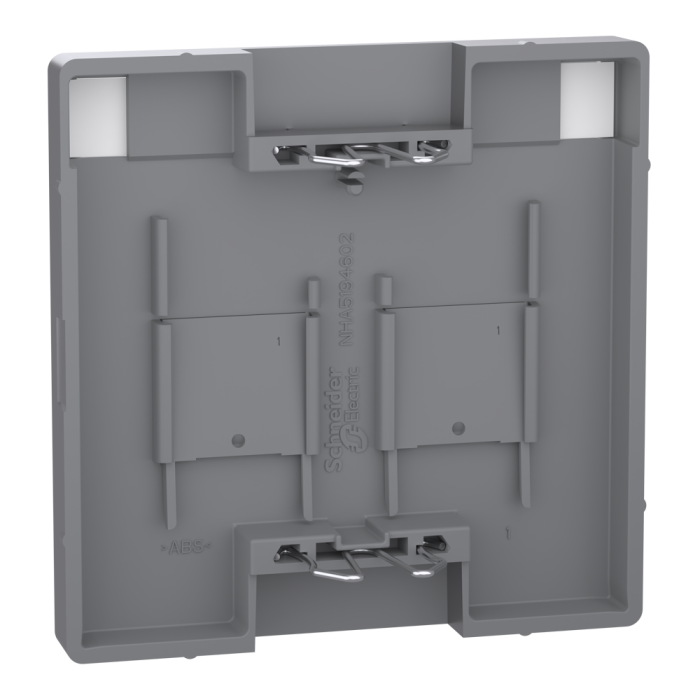 Накладка, Merten, D-Life ЦЕНР. НАКЛ. 2-мод.раз. НЕРЖ.СТ., нержавіюча сталь, Schneider Electric, [MTN4564-6036]