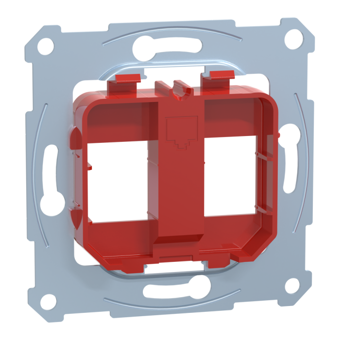 Лицьова накладка, червона, Merten, Schneider Electric [MTN4566-0006]