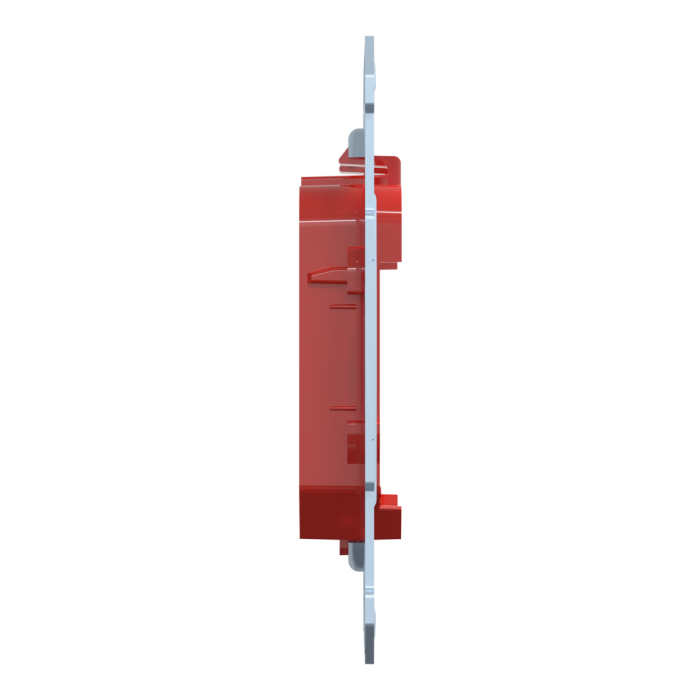 Лицьова накладка, Merten, Опорна плата для модул.роз.черв, червоний, Schneider Electric, [MTN4566-0006]