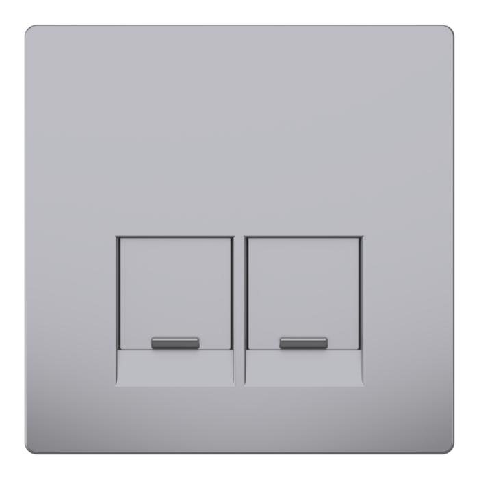 Накладка, нержавіюча сталь, Merten, Schneider Electric [MTN4572-6036]