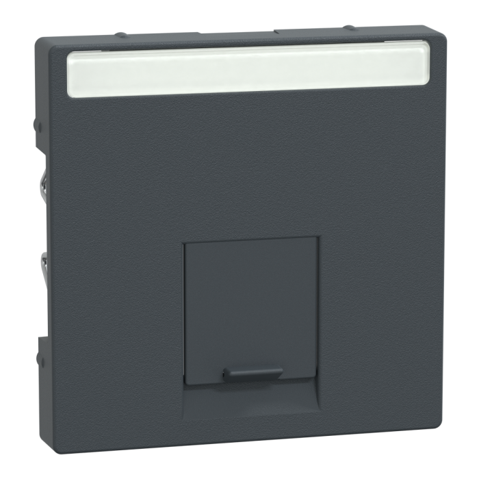 Накладка, чорна, Merten, Schneider Electric [MTN465814]