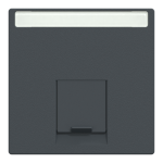 Накладка, чорна, Merten - Schneider Electric [MTN465814]