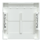Накладка, Merten, Sm накладка з'єдн. мод. 2 поста, білий (ral 9016), Schneider Electric, [MTN469925]