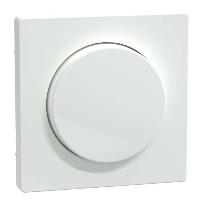 Накладка, Merten, D-Life ЦЕНР. НАКЛ. д/пов. димера БІЛ., лотосовий білий (ral 9003), Schneider Electric, [MTN5250-6035]