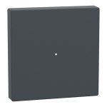 Клавіша для 1-кнопкового вимикача, чорна, Merten - Schneider Electric [MTN625114]