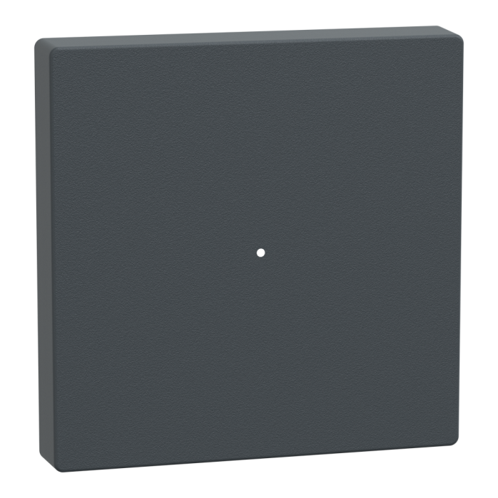 Клавіша, Merten, для 1-кнопкового вимикача, антрацит, чорний (ral 7024), Schneider Electric, [MTN625114]