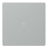 Клавіша, Merten, для 1-кнопкового вимикача, алюміній, алюмінієвий, Schneider Electric, [MTN625160]